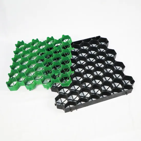 Tapis de protection de l'herbe Pavés de grille en plastique HDPE pour système de renforcement du sol